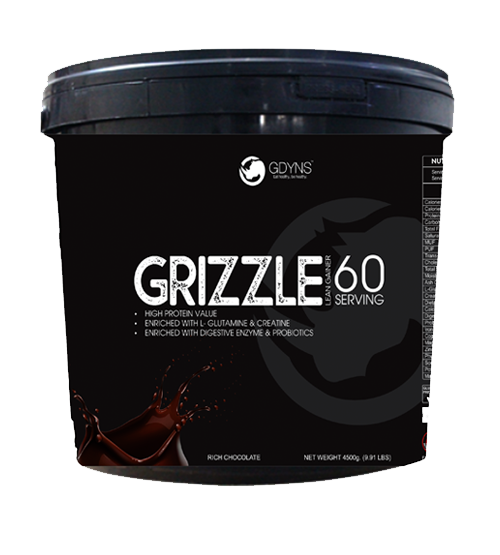 GDYNS GRIZZLE LEAN GAINER -4500G (9.91LBS)